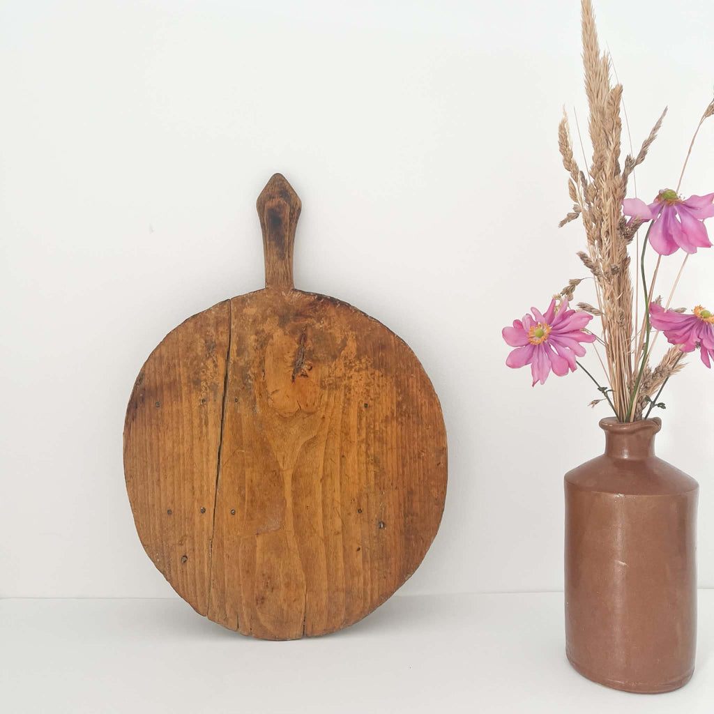Antique wood bread board