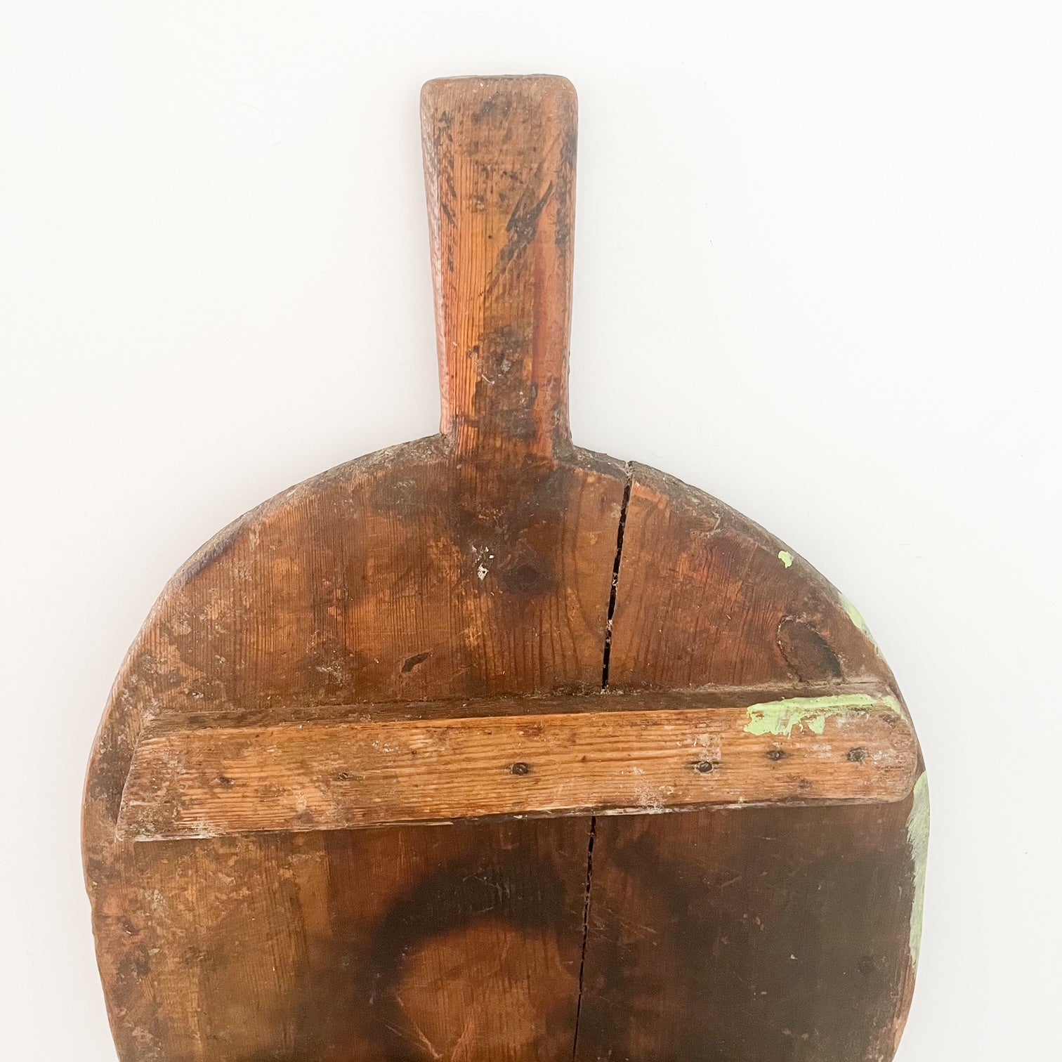 Antique wooden cheese board