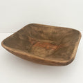 primitive wooden bowl