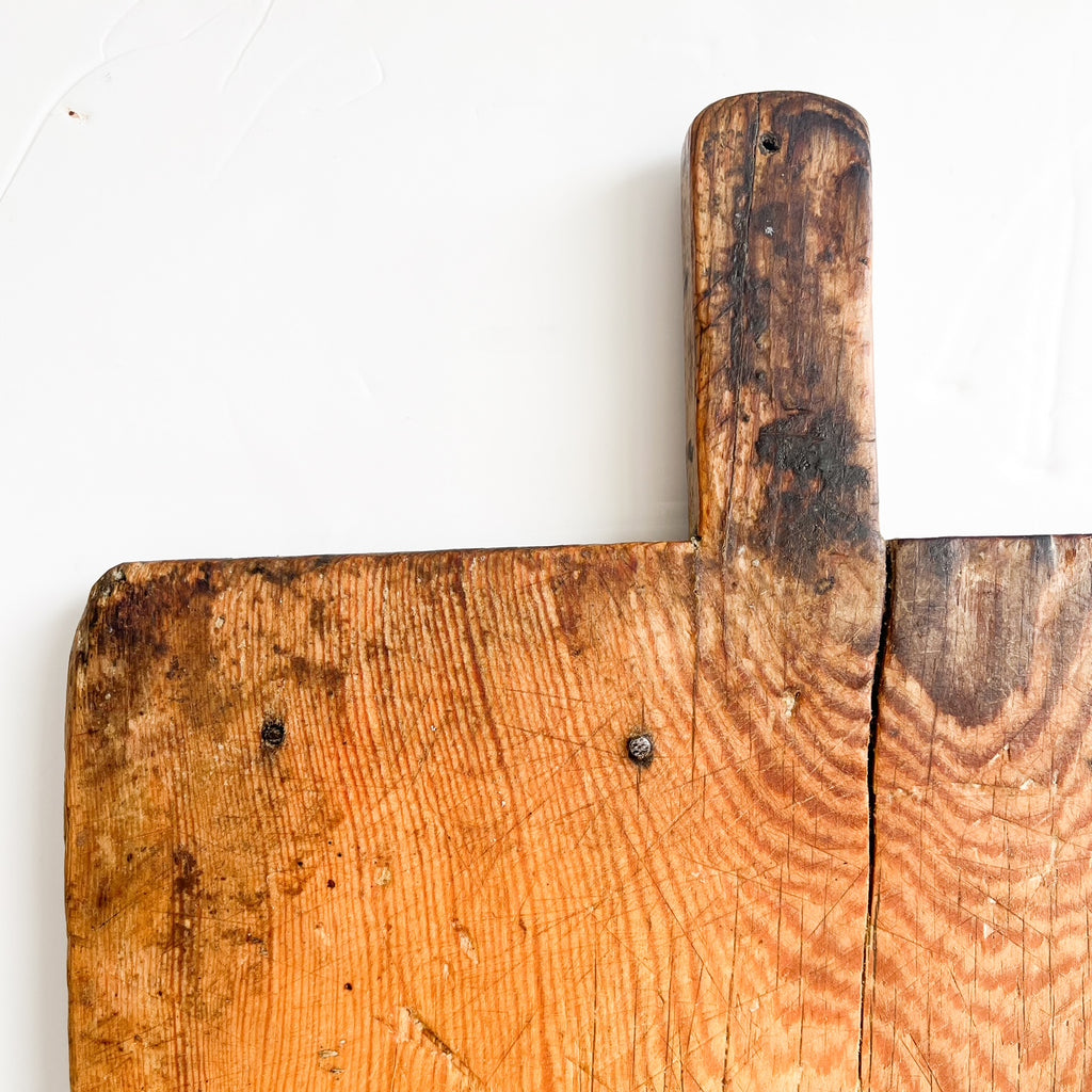 Vintage wooden bread board