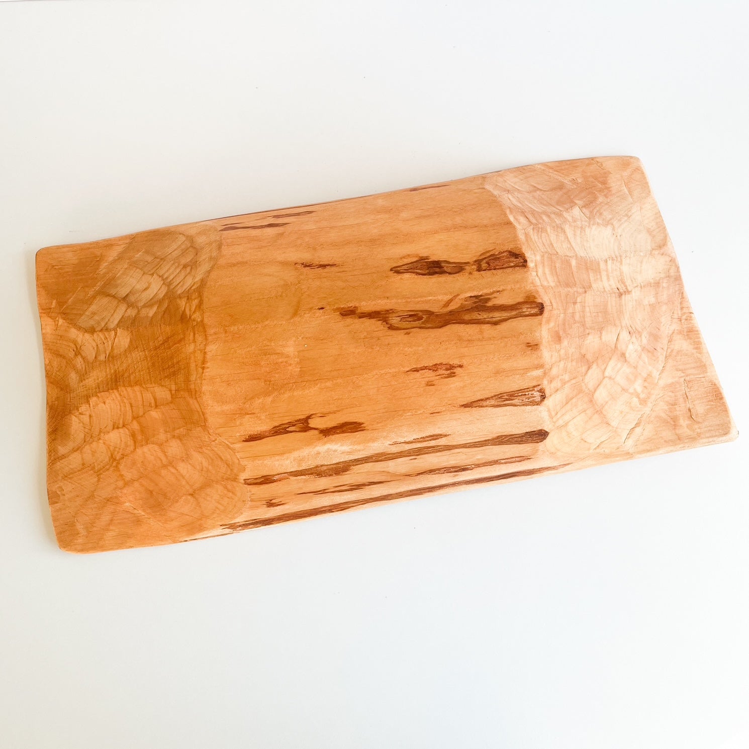 Farmhouse wooden dough bowl