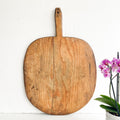 Round wooden pizza board antique