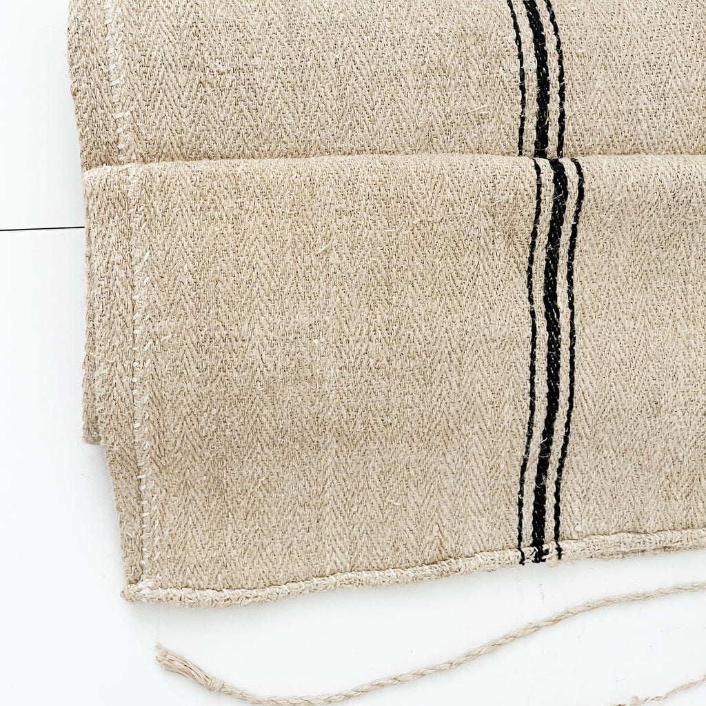 Rustic grain sack bag