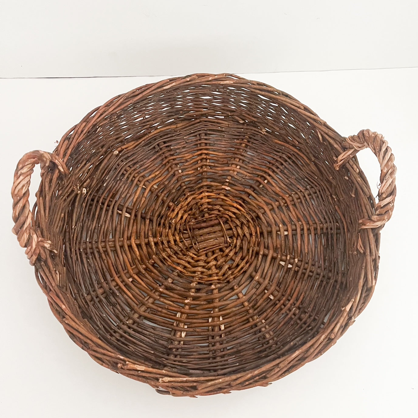 French woven basket