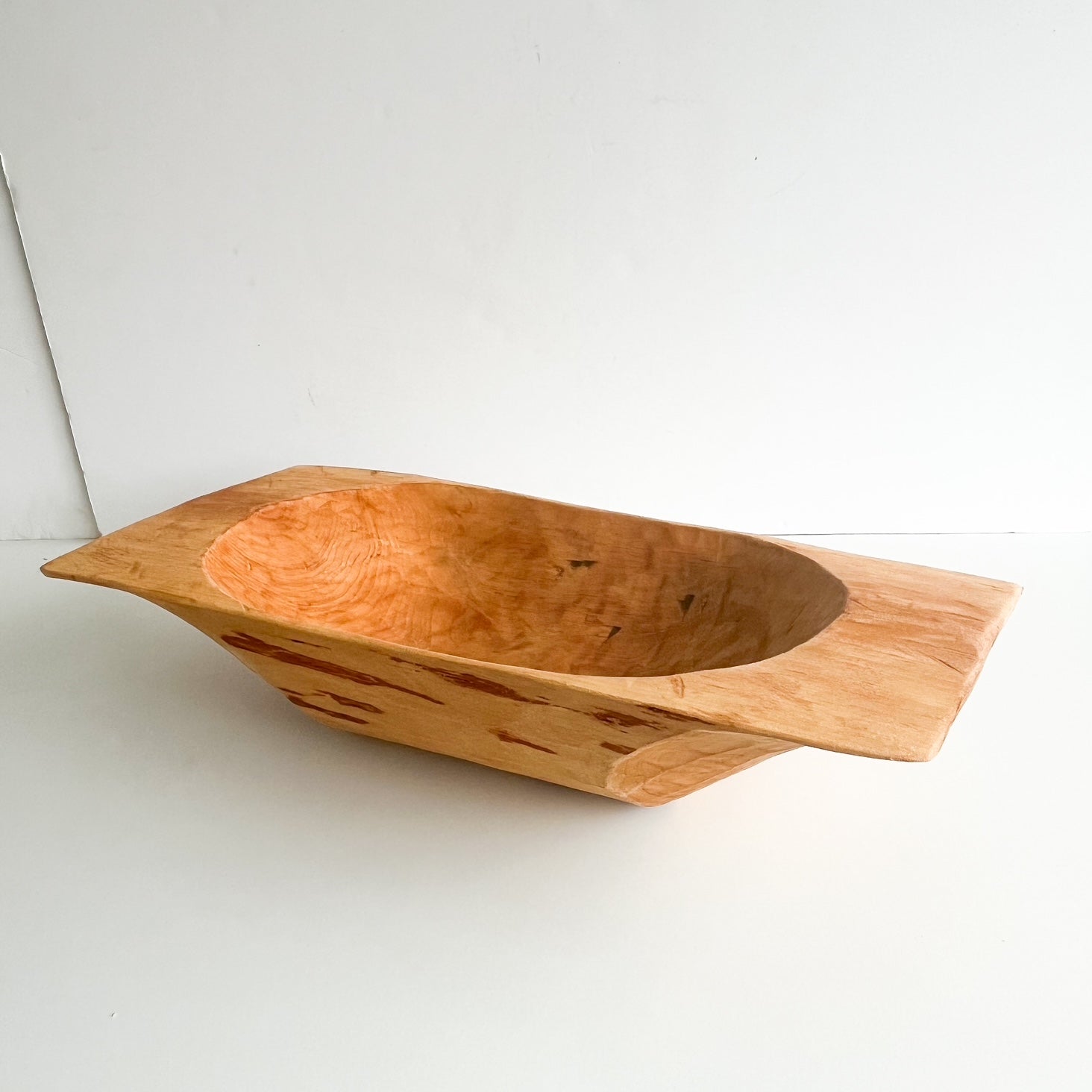 Farmhouse wooden dough bowl