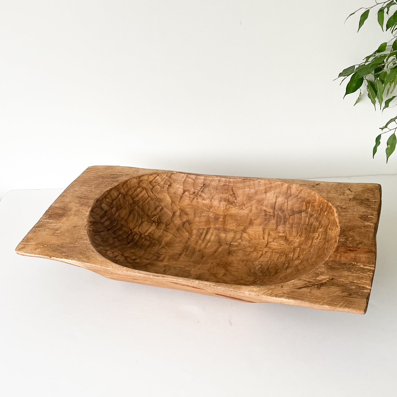 vintage wooden dough bow