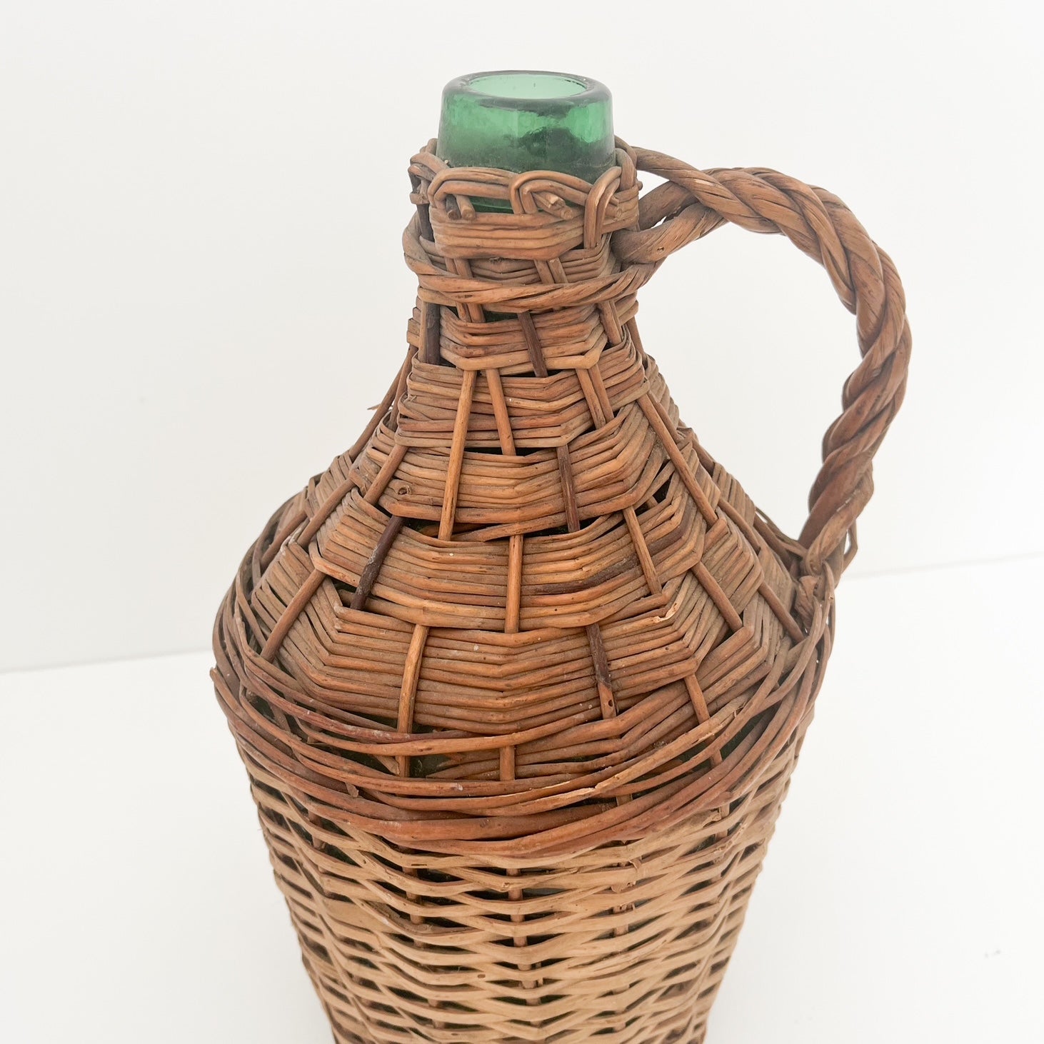 farmhouse wicker demojohn