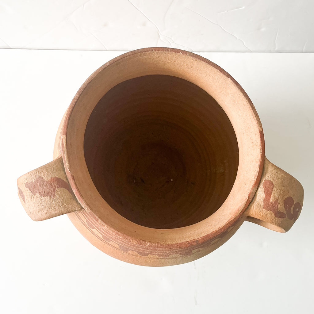 handmade clay vase