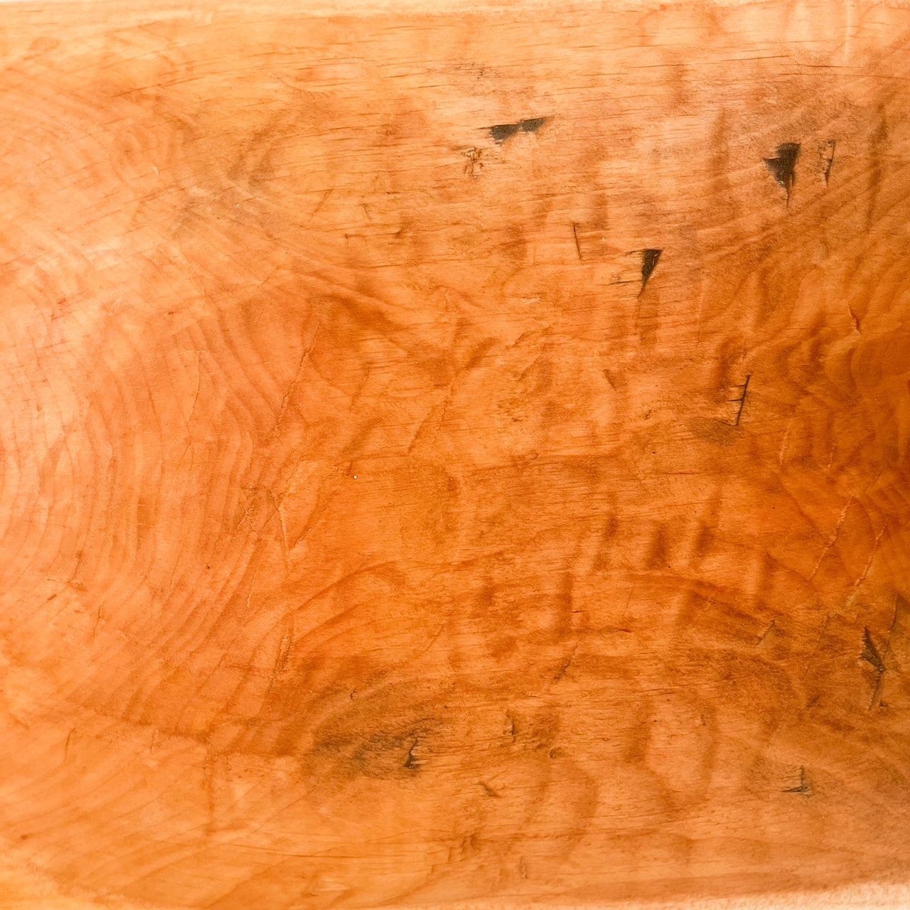 Farmhouse wooden dough bowl