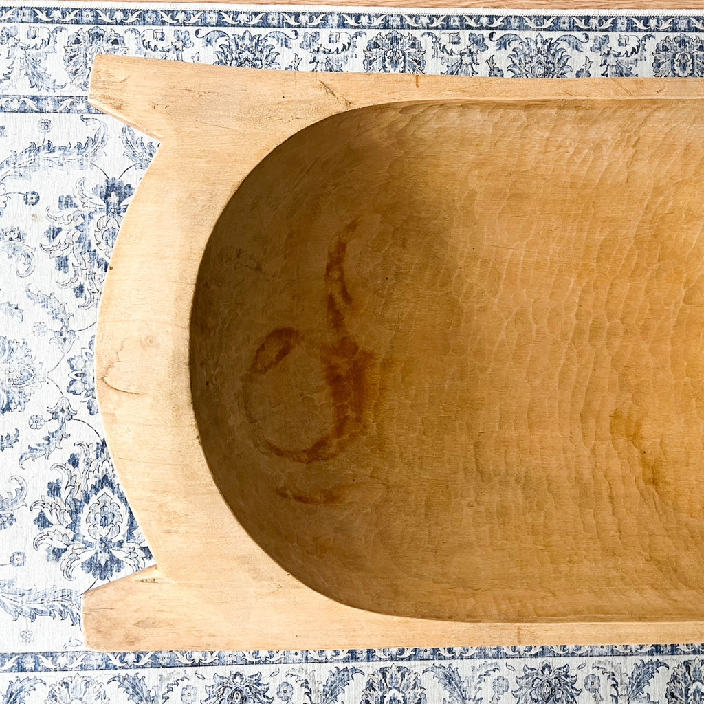 antique oval bowl
