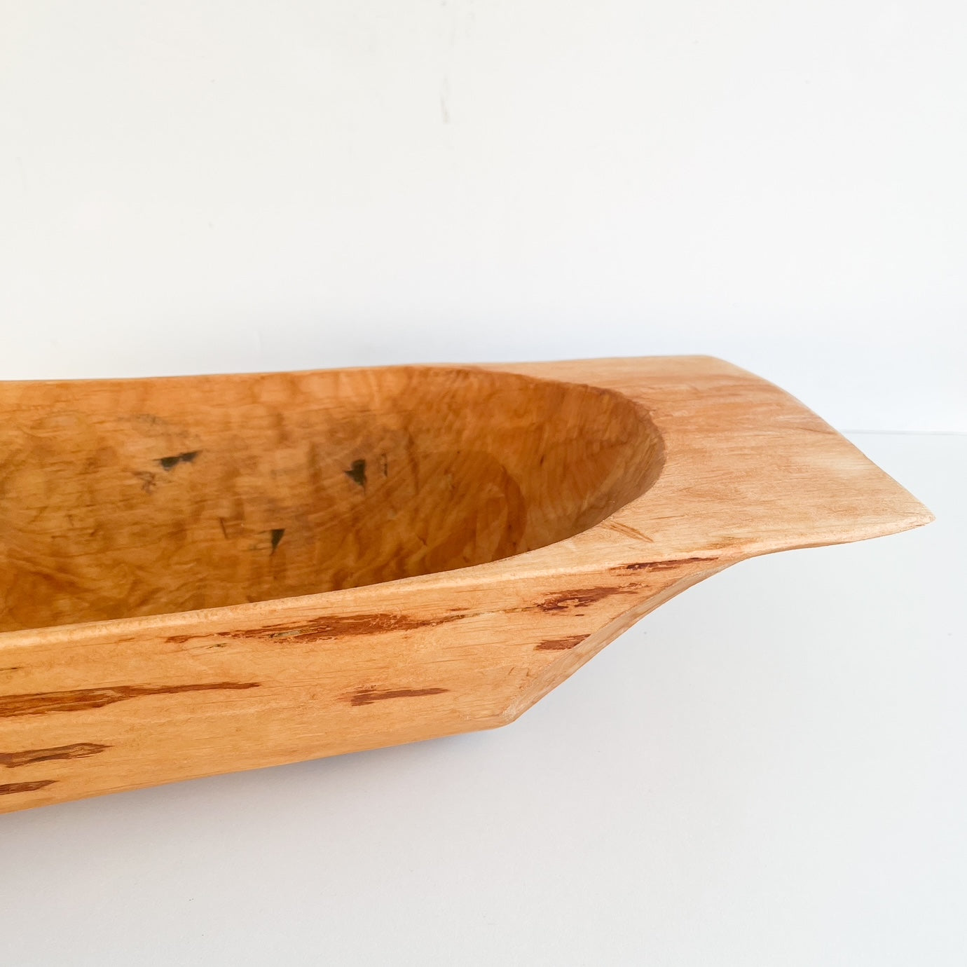 Farmhouse wooden dough bowl