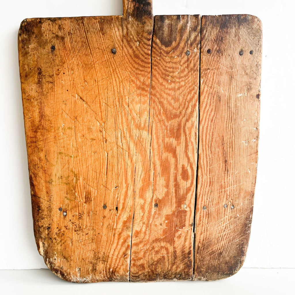 Solid wood rectangular bread board for kitchen decor or serving