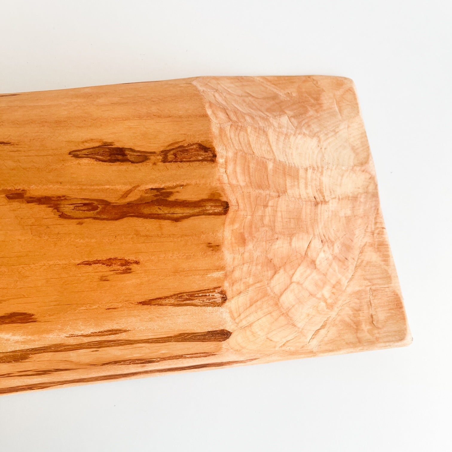 Farmhouse wooden dough bowl