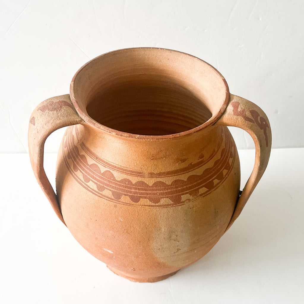 vintage vase handpainted