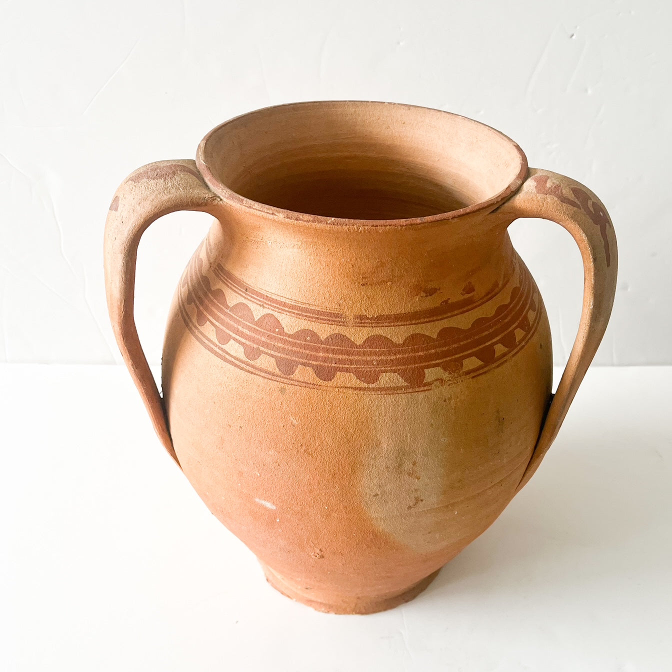 large terracotta vase