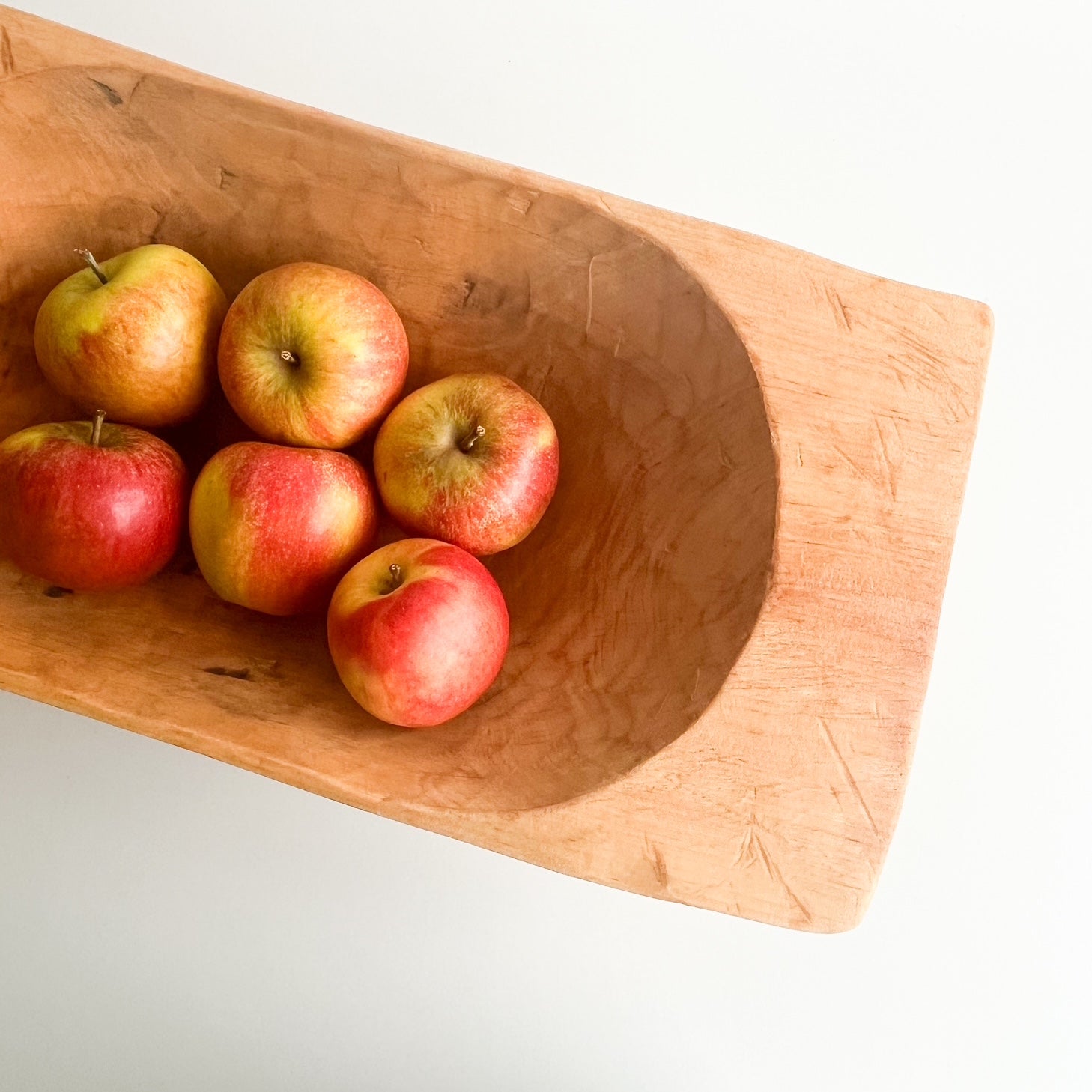 Farmhouse wooden dough bowl