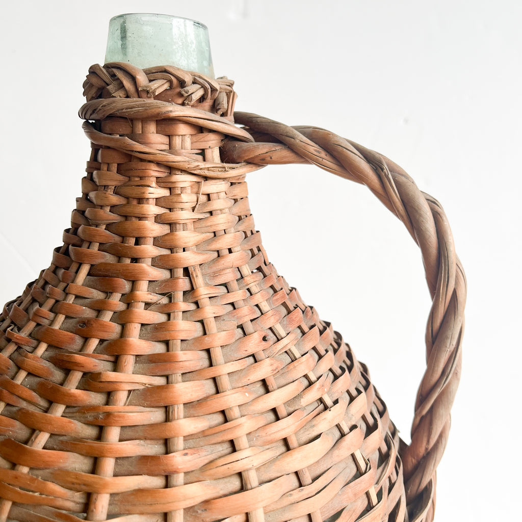wicker wine demijohn