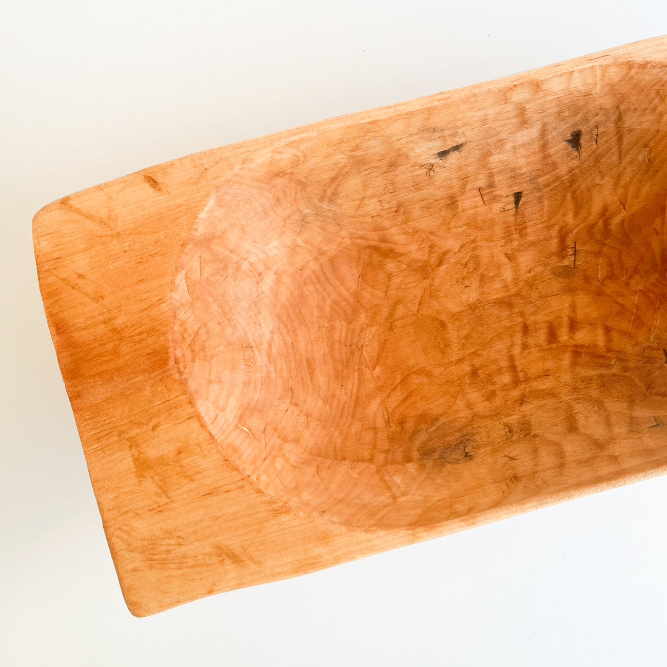 Farmhouse wooden dough bowl